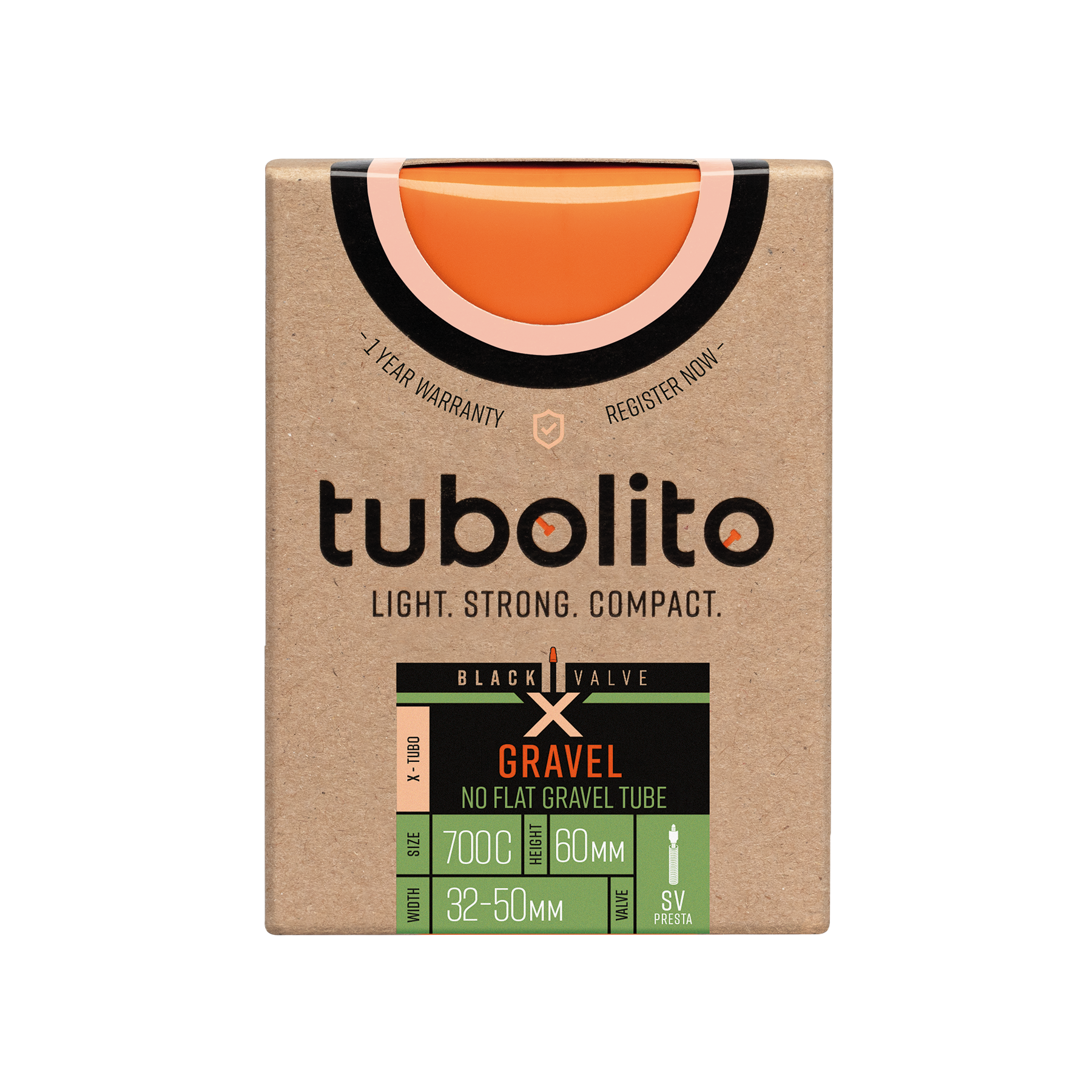 Tubolito X-Tubo Gravel SV60 slanga í umbúðum