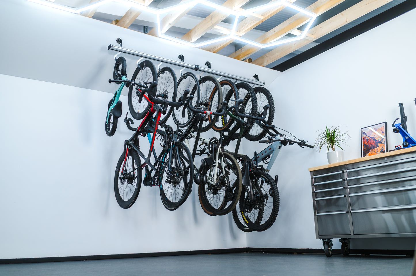 SpaceRail hjólarekki